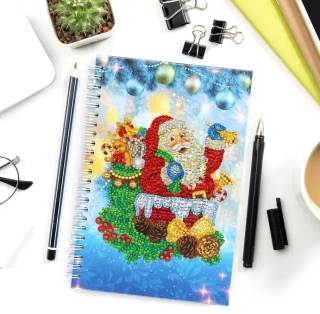 Diamond Painting 5D DIY Diamond Painting -Notizbuch -Weihnachtsmann